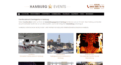 Desktop Screenshot of hamburgevents.com